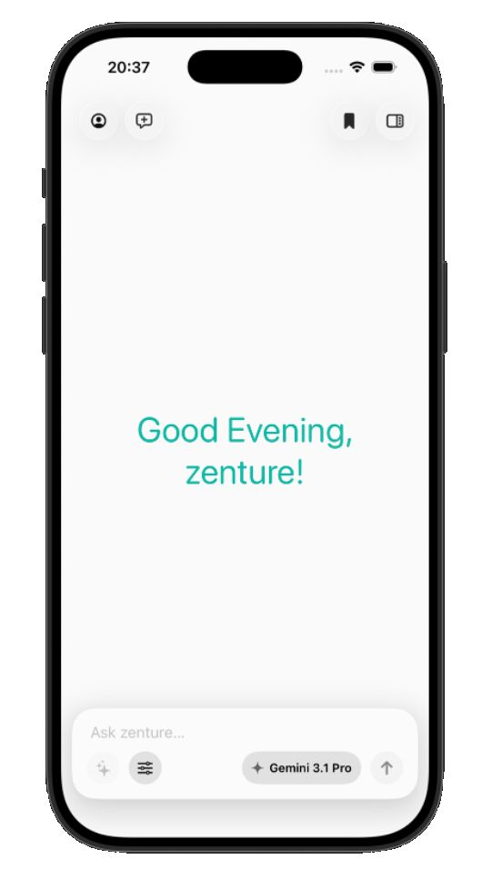 Zenture pocket iPhone preview